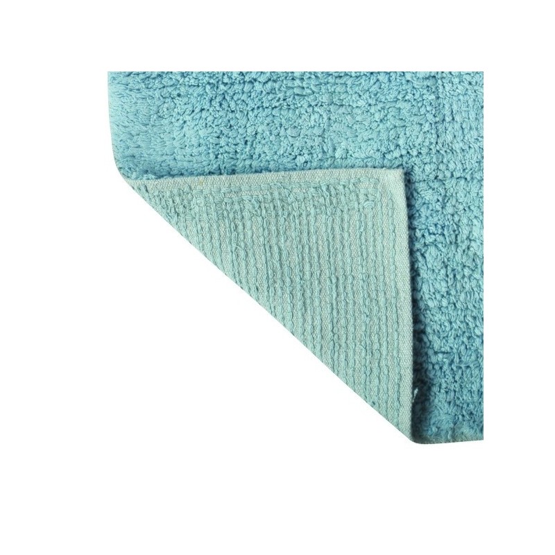 Tapis de bain Coton 45x70cm Bleu MSV MSV