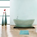 MSV Tappetino da bagno cotone 45x70cm Blu MSV