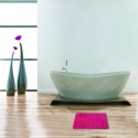 MSV Alfombra de baño de algodón DALIJA 45x70cm Fucsia MSV
