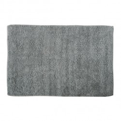 MSV Alfombra de baño de algodón 45x70cm Gris MSV