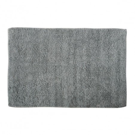 Tapis de bain Coton 45x70cm Gris MSV MSV