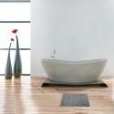 MSV Bathroom mat Cotton 45x70cm Gray MSV