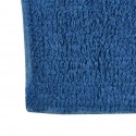 MSV Alfombra de baño de algodón 45x70cm Azul marino MSV