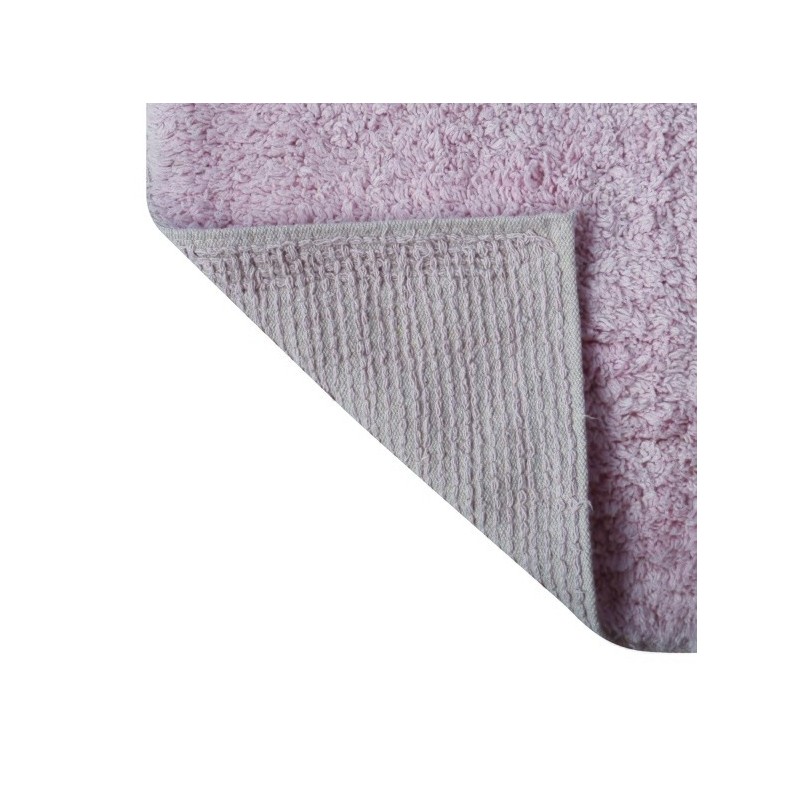 Tapis de bain Coton 45x70cm Rose Pastel MSV MSV