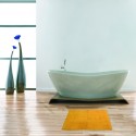 MSV Alfombra de baño de algodón DALIJA 45x70cm Azafrán MSV