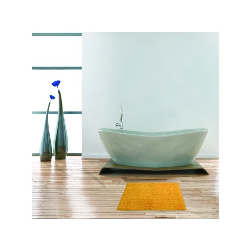MSV Alfombra de baño de algodón DALIJA 45x70cm Azafrán MSV