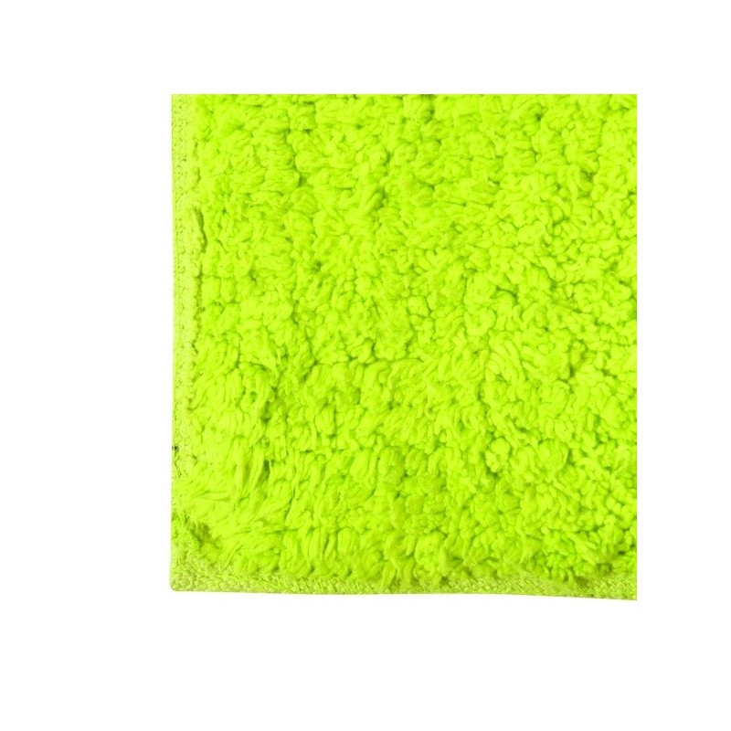 MSV Alfombra de baño de algodón 45x70cm Verde Lima MSV