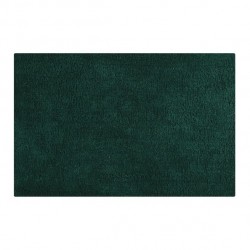 MSV Alfombra de baño de algodón 45x70cm Verde oscuro MSV