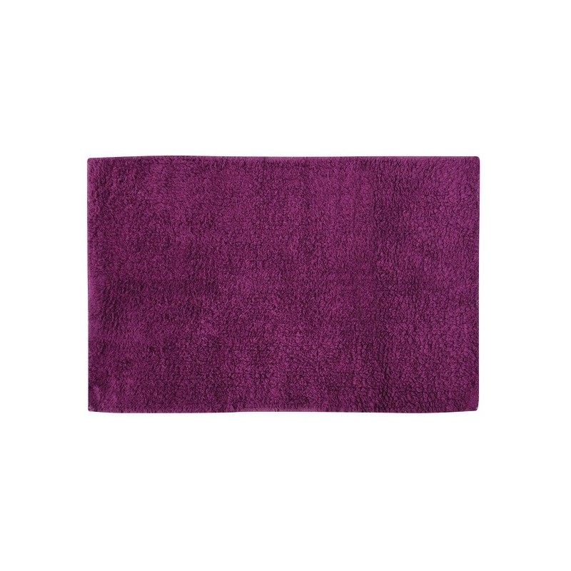 MSV Alfombra de baño de algodón 45x70cm Morado MSV