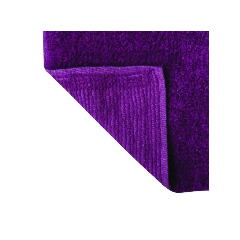 MSV Alfombra de baño de algodón 45x70cm Morado MSV