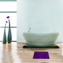 MSV Bathroom mat Cotton 45x70cm Purple MSV