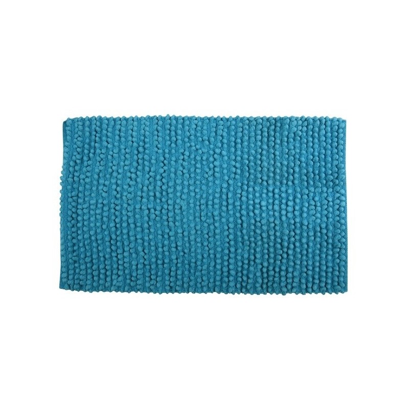 MSV Bathroom mat Cotton 50x80cm Blue MSV