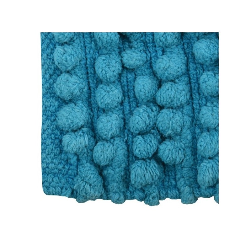 Tapis de bain Coton 50x80cm Bleu MSV MSV