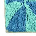 MSV Tappetino da bagno Tappeto Bagno Cotone 50x80Cm CALULA Blu MSV