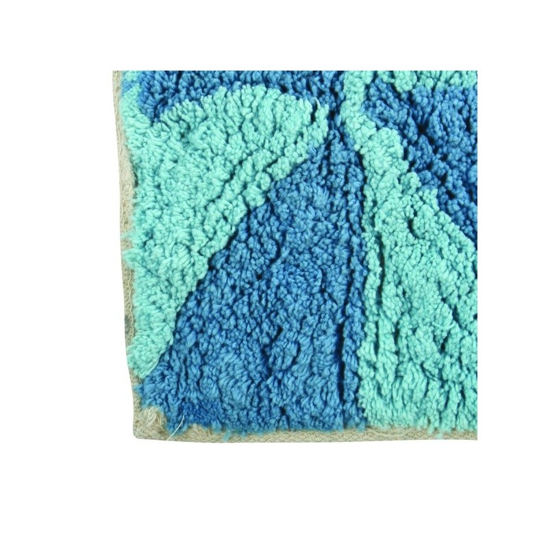 MSV Badematte Baumwolle 50x80Cm CALULA Blau MSV