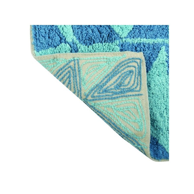 MSV Bathroom mat Cotton 50x80Cm CALULA Blue MSV