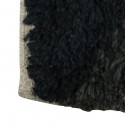 MSV Alfombra de baño de algodón CALULA 50x80cm Negro y Gris MSV