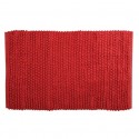 MSV Alfombra de baño de algodón 50x80cm Rojo MSV