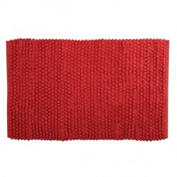 MSV Bathroom mat Cotton 50x80cm Red