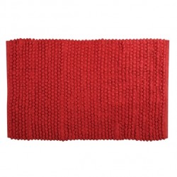 MSV Tappetino da bagno cotone 50x80 cm Rosso MSV