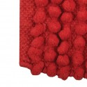 MSV Alfombra de baño de algodón 50x80cm Rojo MSV