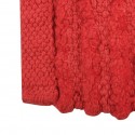 MSV Alfombra de baño de algodón 50x80cm Rojo MSV