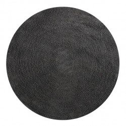 MSV Bathroom mat Round Cotton ø57Cm Anthracite Gray