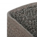 MSV Alfombra de baño redonda de algodón ø57cm Taupe MSV