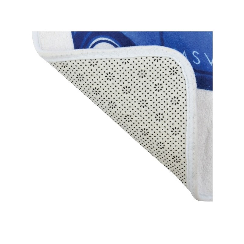 MSV Badematte Mikrofaser 45x75cm Blau xs MSV
