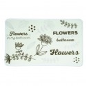 Tapis de bain Microfibre 45x75cm Flowers MSV MSV