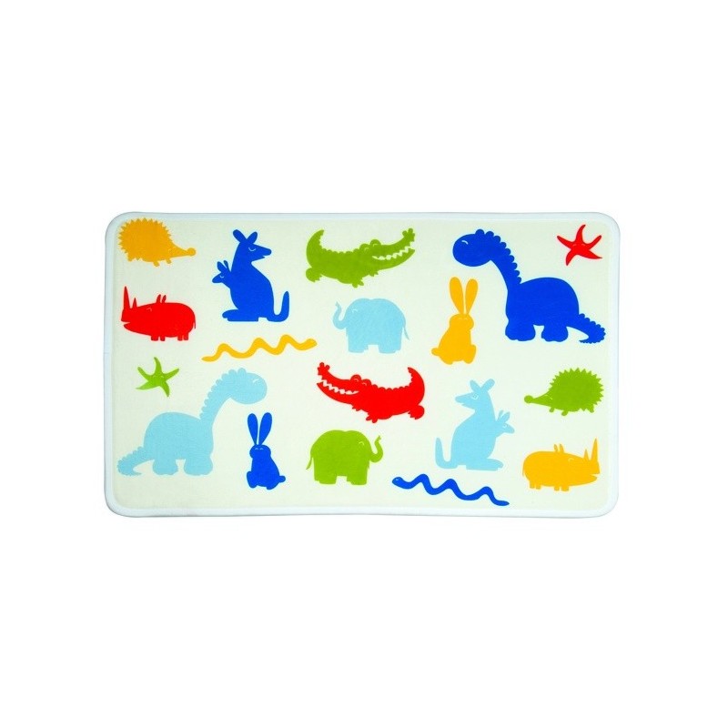 MSV Tappetino da bagno microfibra 45x75cm Zoo MSV