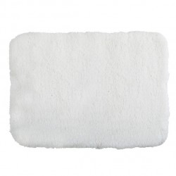 MSV Badematte Mikrofaser 50 x 70 cm weiß