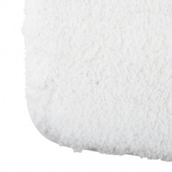 MSV Tappetino da bagno microfibra 50X70 cm bianco MSV