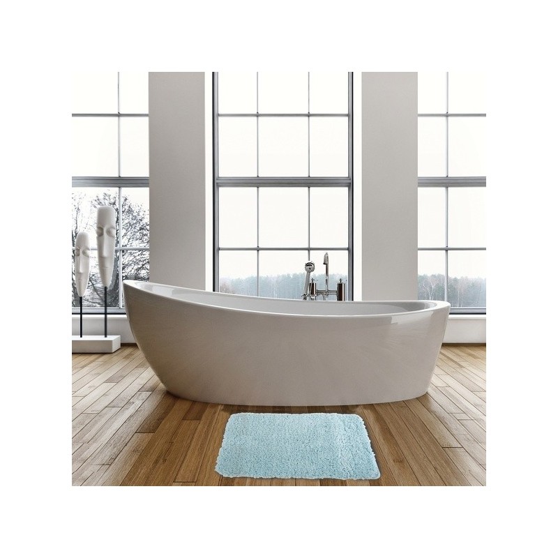Tapis de bain Microfibre 50x70cm Bleu MSV MSV