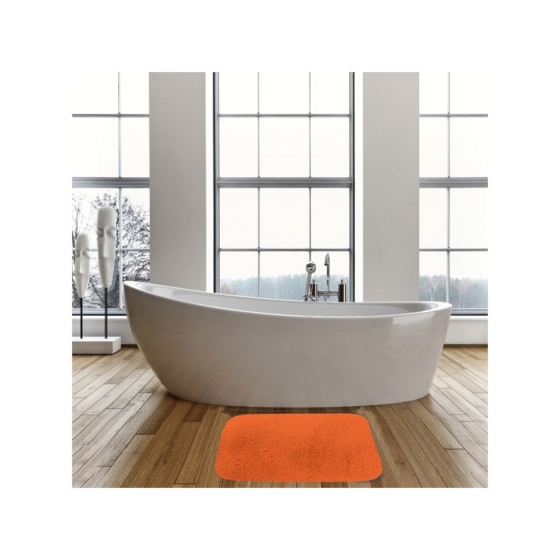 Tapis de bain Microfibre 50X70Cm Orange MSV MSV