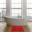 Tapis de bain Microfibre 50X70cm Rouge MSV MSV