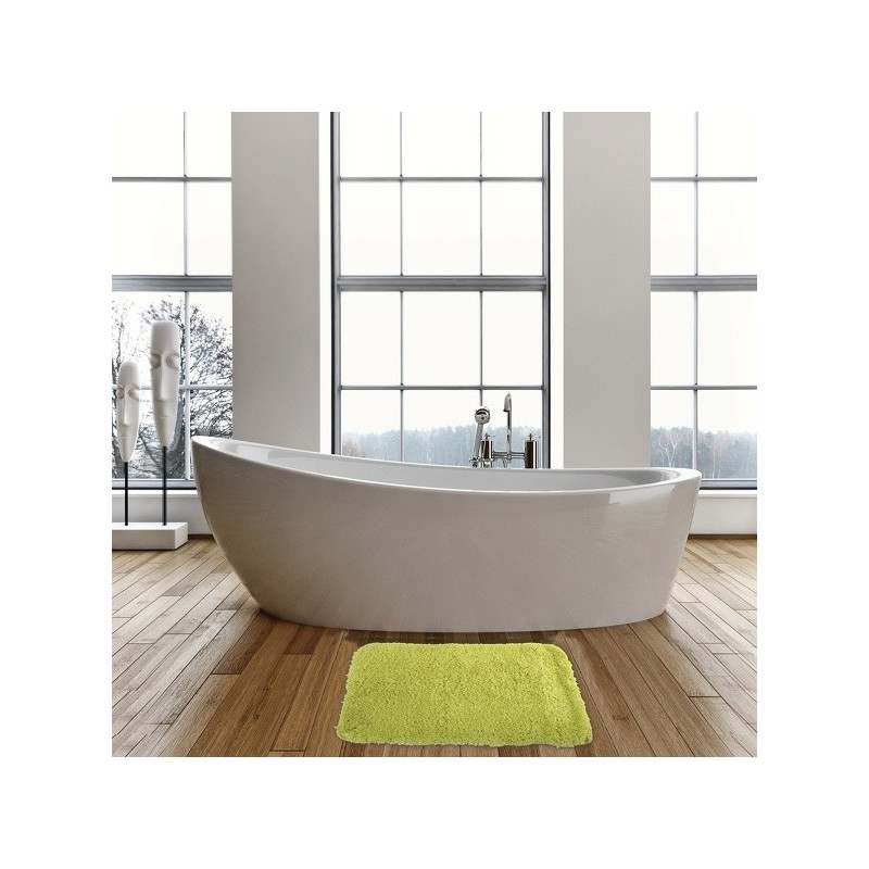 MSV Tappetino da bagno microfibra 50x70 cm verde lime MSV