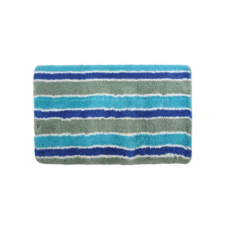 MSV Bathroom mat QUITO Microfiber 50x80cm Blue & Green MSV