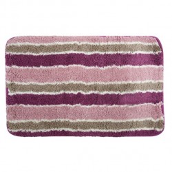 MSV Alfombra de baño Microfibra QUITO 50x80cm Rosa & Morado MSV