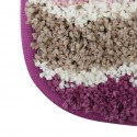 MSV Alfombra de baño Microfibra QUITO 50x80cm Rosa & Morado MSV