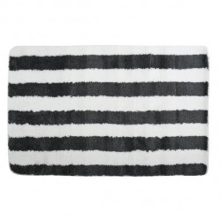 MSV Alfombrilla de baño de microfibra SEAUVILLE  50x80cm Gris Antracita MSV