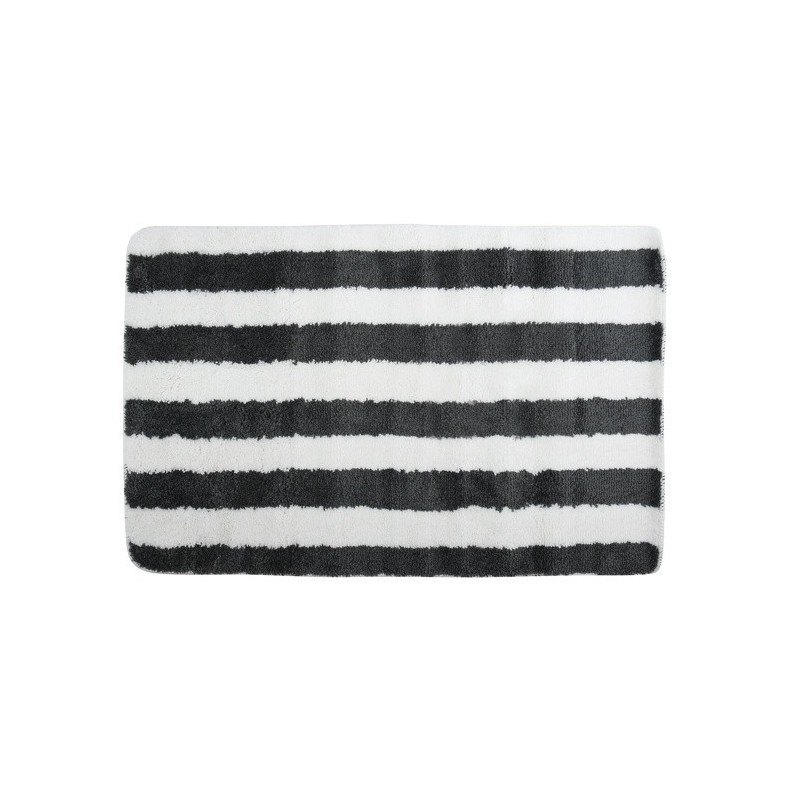 MSV Bathroom mat SEAUVILLE Microfiber 50x80cm Anthracite Gray MSV