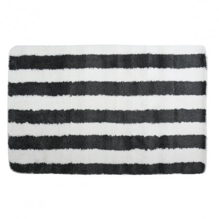 Tapis de bain Microfibre 50x80cm SEAUVILLE Gris Anthracite MSV MSV