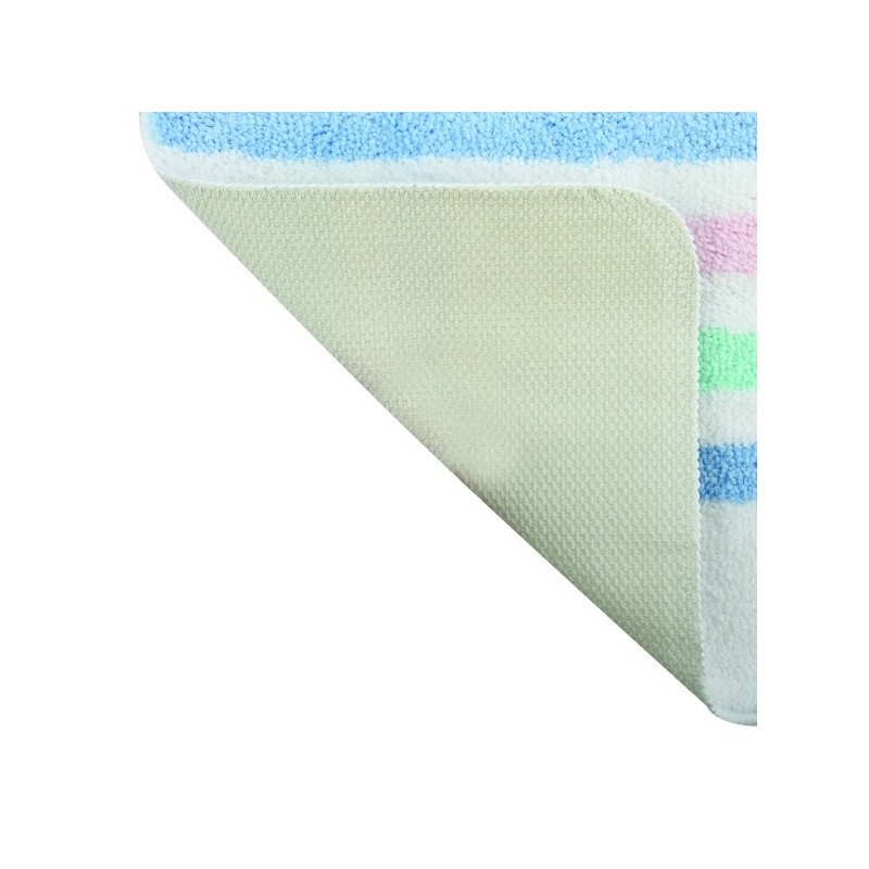 MSV Tappetino da bagno SEAUVILLE microfibra 50x80cm Multicolore MSV