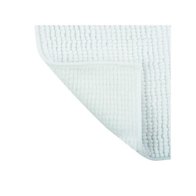 MSV Tappetino da bagno CHENILLE microfibra 40x60cm Bianco MSV