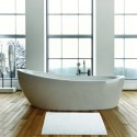Tapis de bain Microfibre CHENILLE 40x60cm Blanc MSV MSV
