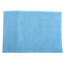 Tapis de bain Microfibre CHENILLE 40x60cm Bleu Ciel MSV MSV