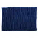 MSV Bathroom mat CHENILLE Microfiber 40x60cm Dark Blue MSV