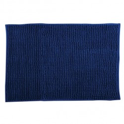 MSV Bathroom mat CHENILLE Microfiber 40x60cm Dark Blue MSV