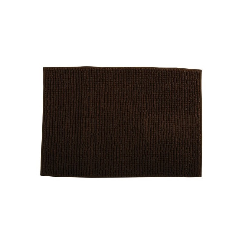 MSV Bathroom mat CHENILLE Microfiber 40x60cm Chocolate Brown MSV